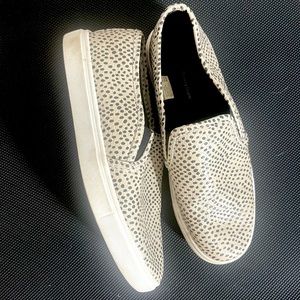 Animal Print Slip Shoes
